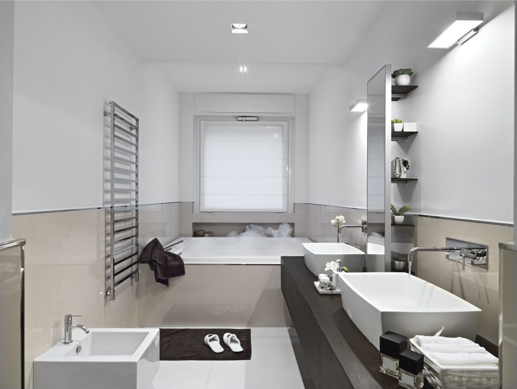 Interior of a Modern Bathroom