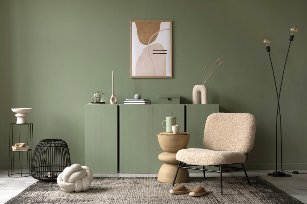 Stylish living room interior design